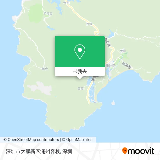 深圳市大鹏新区澜州客栈地图