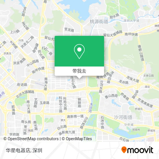 华星电器店地图