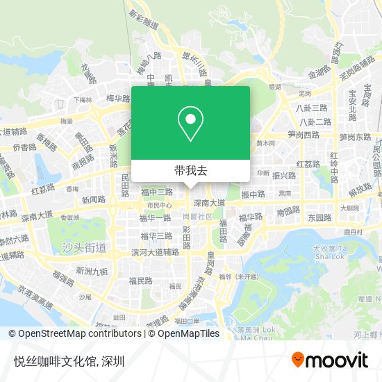 悦丝咖啡文化馆地图
