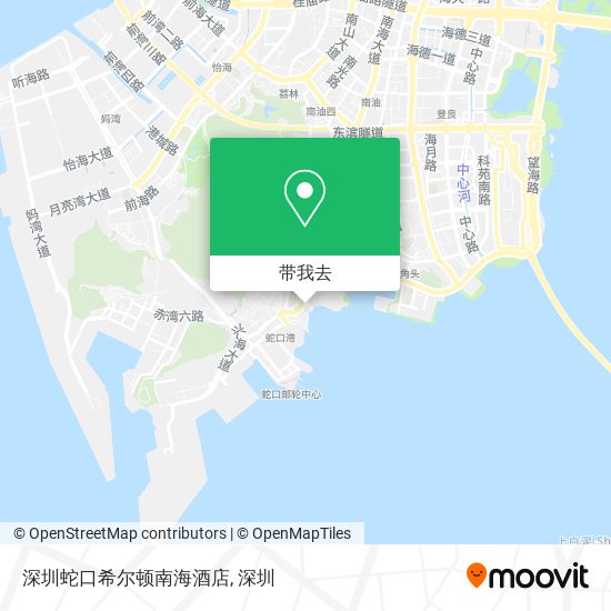 深圳蛇口希尔顿南海酒店地图
