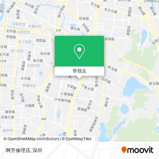 啊芳修理店地图
