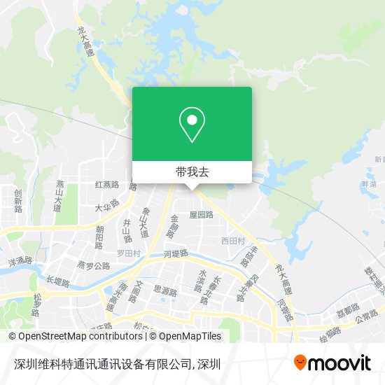 深圳维科特通讯通讯设备有限公司地图