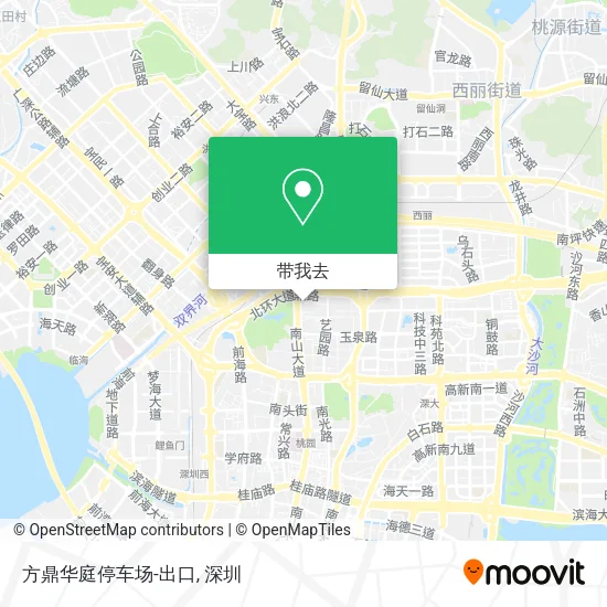 方鼎华庭停车场-出口地图
