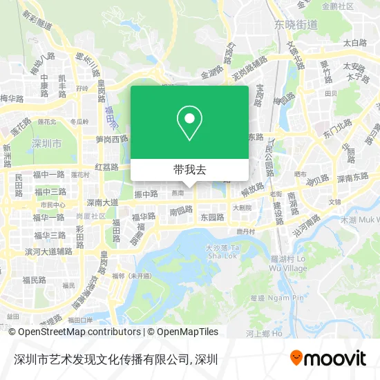 深圳市艺术发现文化传播有限公司地图