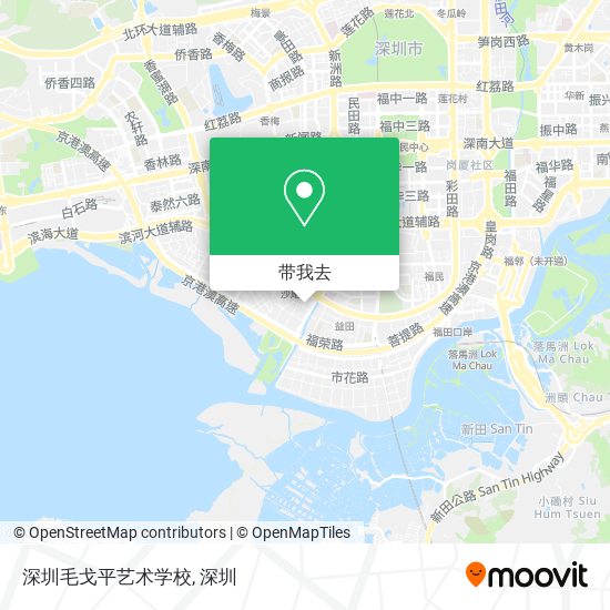 深圳毛戈平艺术学校地图