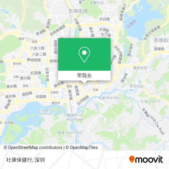 社康保健行地图