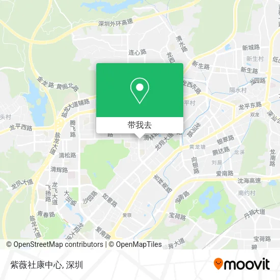紫薇社康中心地图