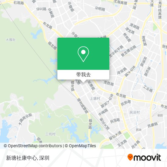 新塘社康中心地图