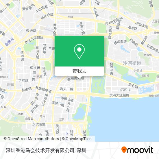 深圳香港马会技术开发有限公司地图