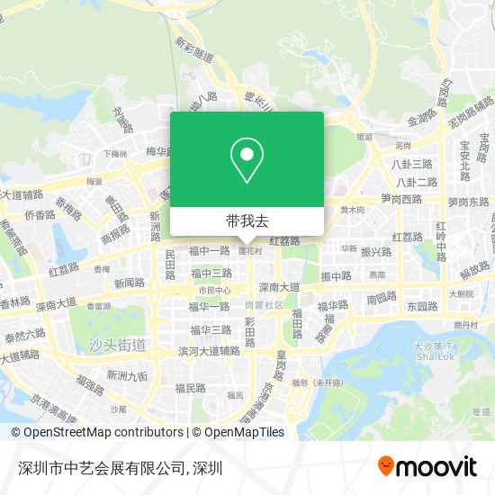 深圳市中艺会展有限公司地图