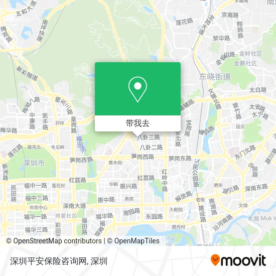 深圳平安保险咨询网地图