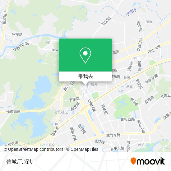 普城厂地图