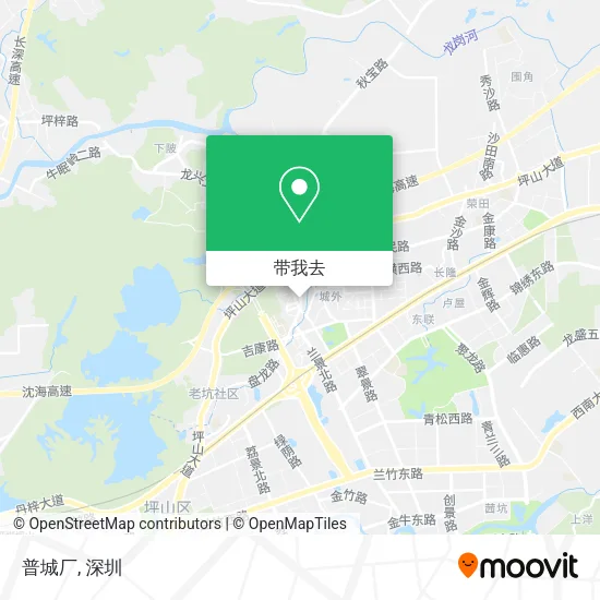 普城厂地图