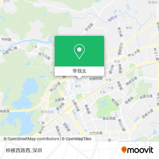 梓横西路西地图