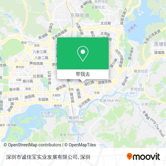 深圳市诚佳宝实业发展有限公司地图