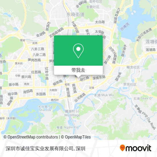 深圳市诚佳宝实业发展有限公司地图