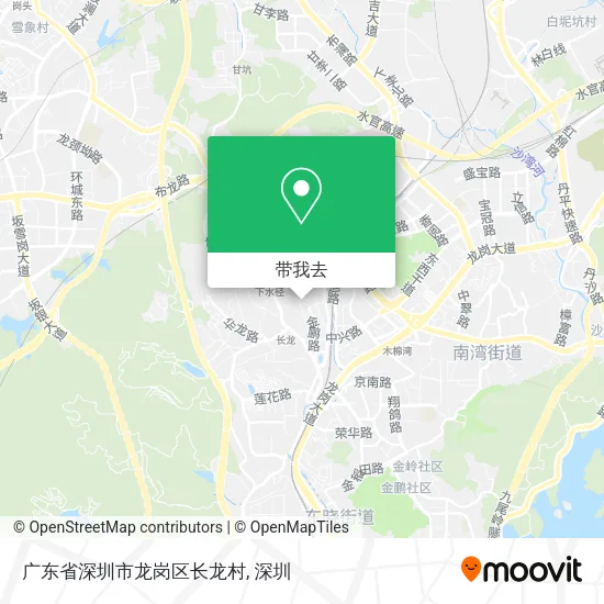 广东省深圳市龙岗区长龙村地图