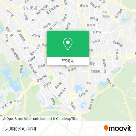 大渡轮公司地图