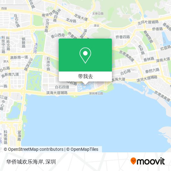 华侨城欢乐海岸地图