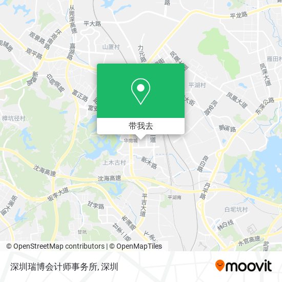 深圳瑞博会计师事务所地图