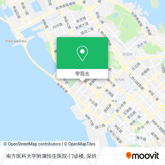 南方医科大学附属恒生医院-门诊楼地图