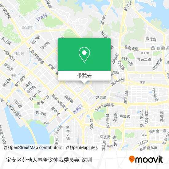 宝安区劳动人事争议仲裁委员会地图