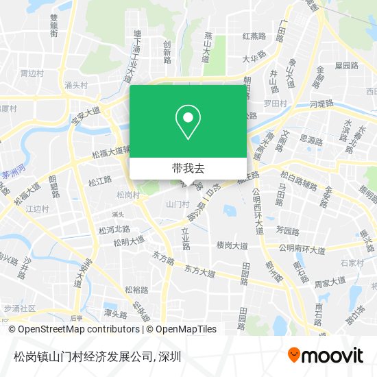 松岗镇山门村经济发展公司地图