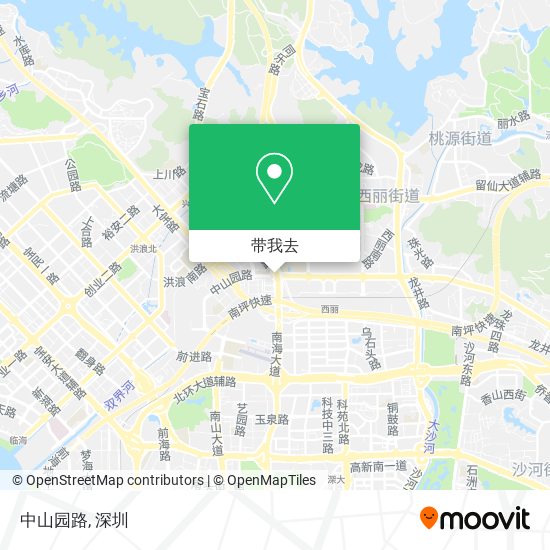 中山园路地图