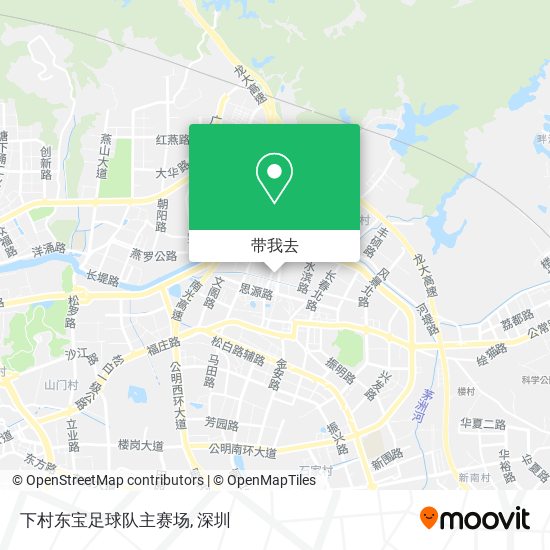 下村东宝足球队主赛场地图