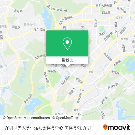 深圳世界大学生运动会体育中心-主体育馆地图