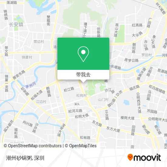 潮州砂锅粥地图
