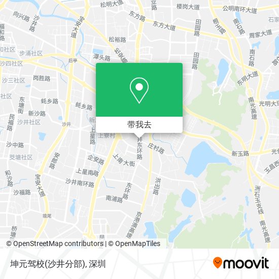 坤元驾校(沙井分部)地图