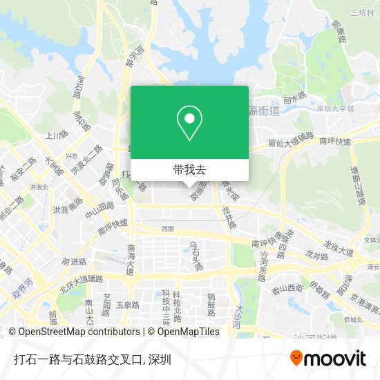 打石一路与石鼓路交叉口地图
