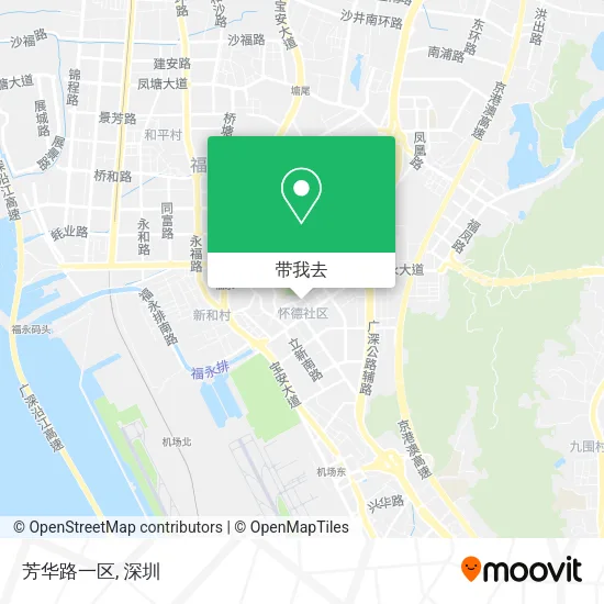 芳华路一区地图