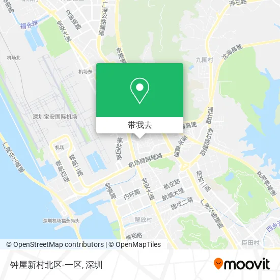 钟屋新村北区-一区地图