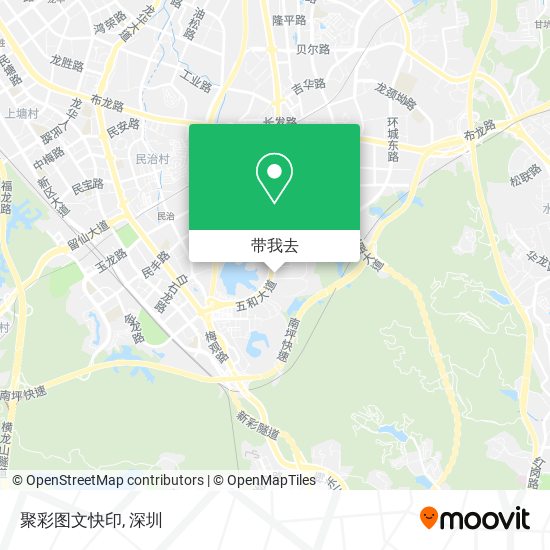 聚彩图文快印地图
