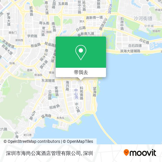 深圳市海尚公寓酒店管理有限公司地图