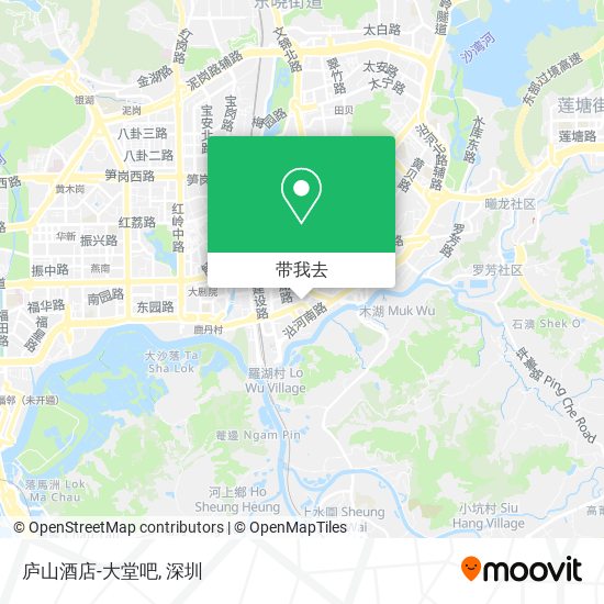 庐山酒店-大堂吧地图