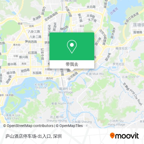 庐山酒店停车场-出入口地图