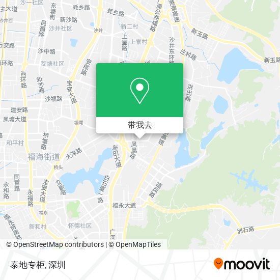 泰地专柜地图