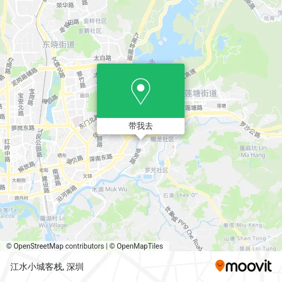 江水小城客栈地图
