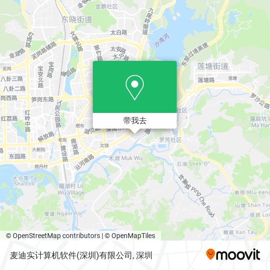 麦迪实计算机软件(深圳)有限公司地图