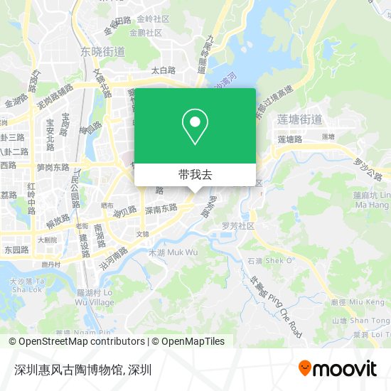 深圳惠风古陶博物馆地图