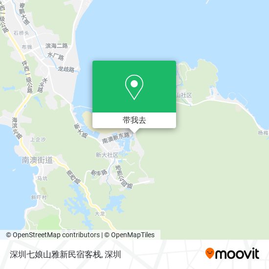 深圳七娘山雅新民宿客栈地图
