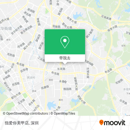 指爱你美甲店地图