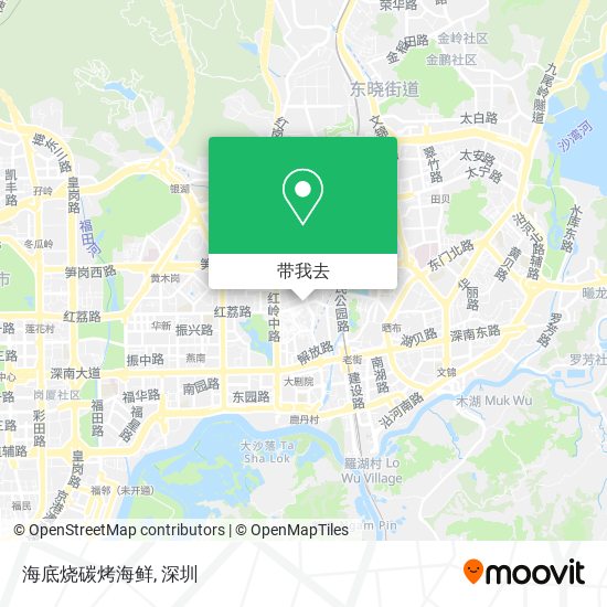 海底烧碳烤海鲜地图