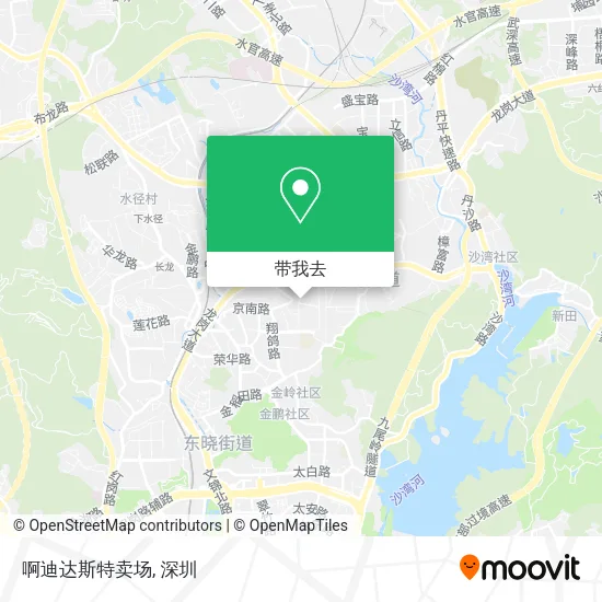 啊迪达斯特卖场地图