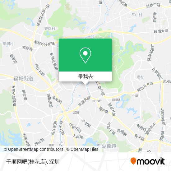 千顺网吧(桂花店)地图