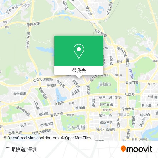 千顺快递地图
