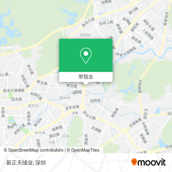新正天绒业地图